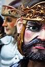Moriones (Roman centurions) masks at the Moriones Festival in Boac.