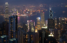 Hong Kong night view from The Peak.