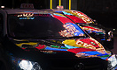 Taxis under the Casino Lisboa, Macau