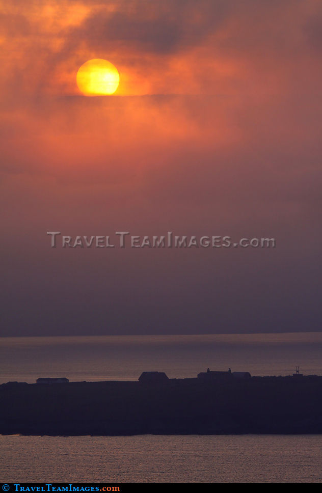 Foggy Sunset