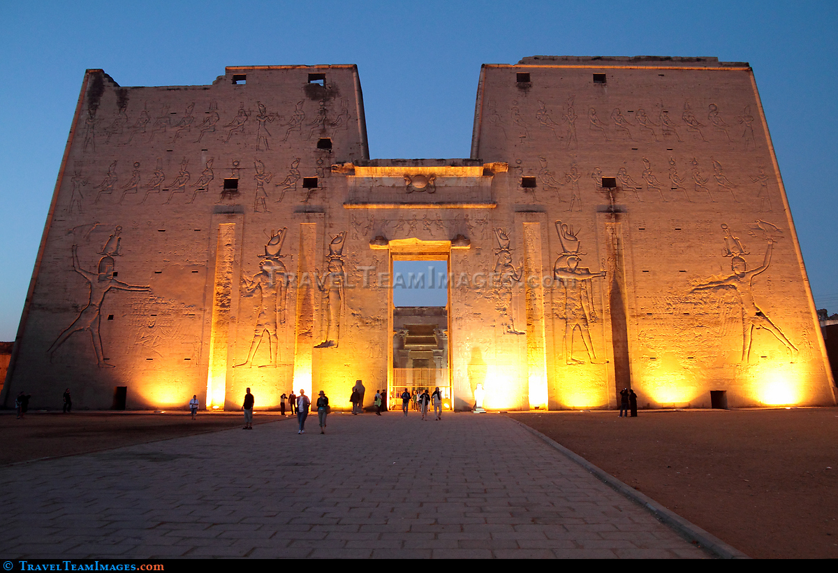 the Temple of Edfu 
